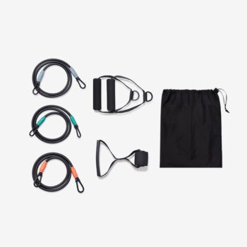 FITKIT Home Gym Fitness Workout Bands Exercise Resistance Bands Set for Women Men