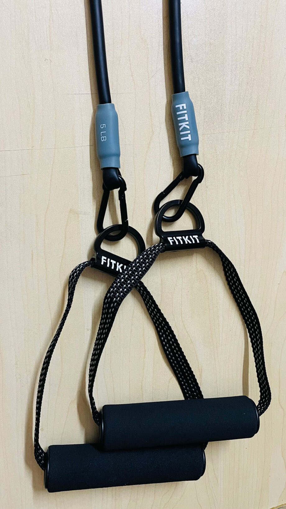 FITKIT Home Gym Fitness Workout Bands Exercise Resistance Bands Set for Women Men